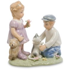 CMS-12/39 Статуэтка Мальчик и девочка Дружба (Pavone)