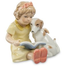 CMS-12/20 Фигурка Девочка с собачкой (Pavone)