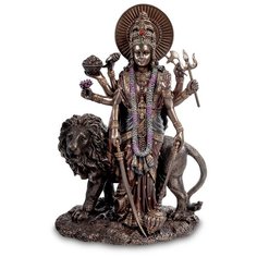 WS-543 Статуэтка Богиня Дурга - защитница богов и мирового порядка Veronese