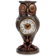 WS-186 Статуэтка-часы в стиле Стимпанк Сова Veronese