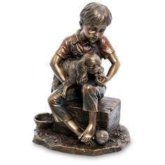 WS-955 Статуэтка Мальчик с собакой Veronese