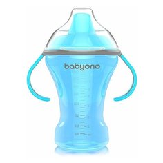 Поильник-непроливайка BabyOno 1457, 260 мл голубой