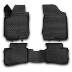 Коврики 3D в салон HYUNDAI i30 2007-2012 4 шт. (полиуретан) Element