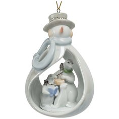 CMS-39/ 7 Фигурка подвесная Снеговичок (Pavone)