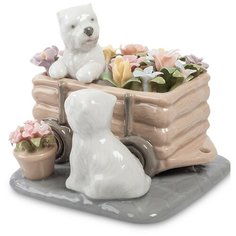 CMS-15/89 Фигурка Щенята Цветы для Хозяйки (Pavone)