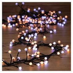 Светодиодная гирлянда "Мишура" NEON-NIGHT белого и теплого белого свечения, 3 м