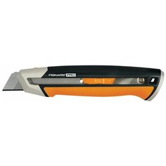 Нож строительный с выдвижным, сменным лезвием 25мм CarbonMax FISKARS 1027228
