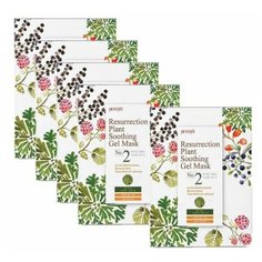 Маска для лица тканевая иерихонская роза Resurrection Plant Soothing Gel Mask, 30 гр 5шт Petitfee