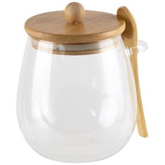 Банка для сыпучих с ложкой 650мл АртСтефа