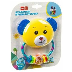 Игрушка развивающая музыкальная погремушка "МЕДВЕЖОНОК" Bondibon