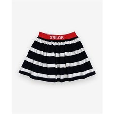 Юбка Gulliver Baby размер 86, синий/полоска