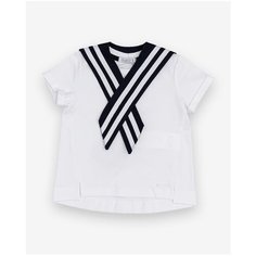 Футболка Gulliver Baby, размер 92, белый/синий