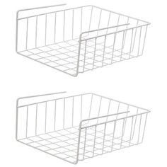 Набор 2 шт. Корзина подвесная 280х240x120. Металл. Белый Nesh