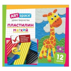 Пластилин ArtSpace 12 цветов (PL12_16713)