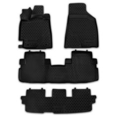 Комплект ковриков салона ELEMENT NLC.3D.48.50.210kh для Toyota Highlander 4 шт. чёрный