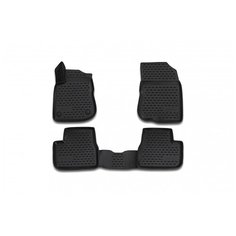 Коврики 3D в салон Element PEUGEOT 2008, 2014->, 4 шт. (полиуретан), CARPGT10029k