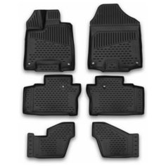 Коврики в салон Element HONDA Pilot 2016, 6 шт. (полиуретан), ELEMENT3D1836210k