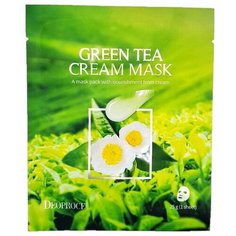 Deoproce Тканевая маска Cream Mask 25 мл (Deoproce) Зеленый чай