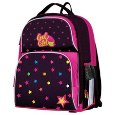 Berlingo ранец Medium Starry, розовый/черный