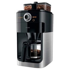 Кофеварка капельная Philips HD7769 Grind & Brew, черный/металлик