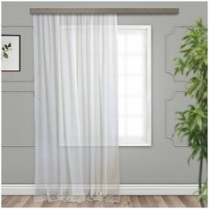 Штора Тюль мини сетка WK1105 белый 150*275 Witerra