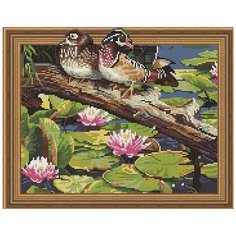 Алмазная мозаика "Сладкая парочка", 40x50 см