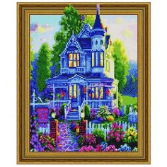 Алмазная мозаика "Сказочный замок", 40x50 см