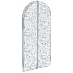 Чехол для одежды объемный с прозрачной вставкой, большой, 60*137*10 см, TRAVELLING INDIGO Valiant