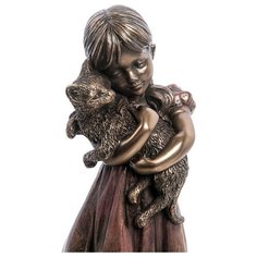 Статуэтка Девочка с котенком WS-988 113-906311 Veronese