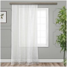 Штора Тюль с резиновым рисунком JYP002 цветы 300*260 Witerra