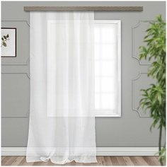 Штора Тюль деворе " Капли" JYB034 белый 500*275 Witerra