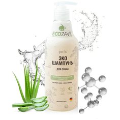 Эко шампунь для собак, Алоэ, 500 мл, ECOZAVR