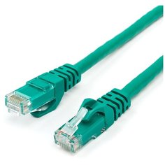 Патч-корд ATcom UTP, 3 m, литой, RJ45, 6 кат , медный, зеленый