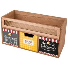 Подставка с ящичками Lefard коллекция французская кухня 30*14*15 см без упаковки (124-164)