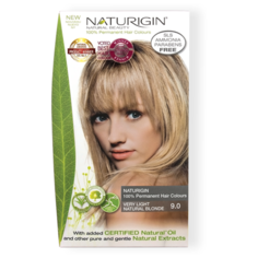 NATURIGIN безаммиачная перманентная краска для волос, 9.0 блонд, 100 мл