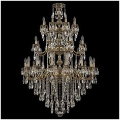 Люстра Bohemia Ivele Crystal 7201 72101/16+8+8/360/3d B GB, E14, 1280 Вт
