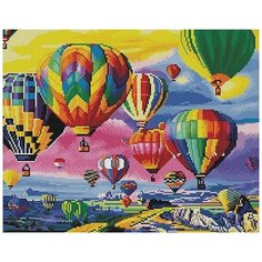 Алмазная мозаика "Парад воздушных шаров", 40x50 см