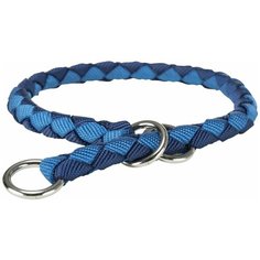 Ошейник - удавка, S: 25–31 см/ф 12 мм, индиго/королевский синий, Trixie (ошейник для собак, 144413, серия Cavo)
