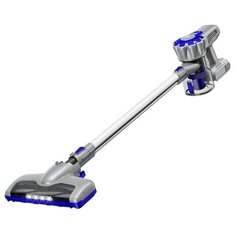 Пылесос вертикальный Vixter VCR-6190 беспроводной одна зарядка на 40 минут, циклонический, турбо, фильтр HEPA - белый