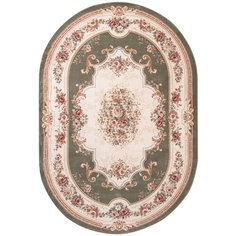 Молдавский шерстяной классический ковер Prestige 8539-51088 овал (200*400 см) Moldabela