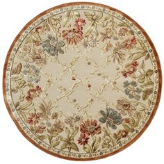 Бельгийский вискозный ковер с рельефом Venezia RV355-R112 круг (160*160 см) Ragolle