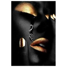 Картина мозаикой 40х50 золотая (квадр. эл-ты) (24 цвета) - KM0272 Molly