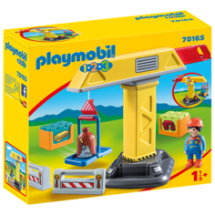 Конструктор Playmobil 1-2-3 70165 Монтажный кран