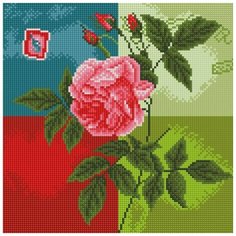 Алмазная мозаика Белоснежка 288-ST-R Нежная роза