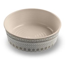 Миска для животных TARHONG "Moroccan", бежевая с рисунком, 21.6х21.6х6.7см (1890мл)
