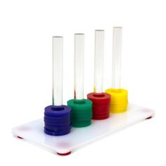 Игрушка для птиц HAPPY BIRD развивающая "Собери колечки", M, 13.5х7.5х10.5см (Германия)