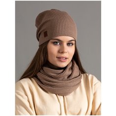 Женский снуд FOMAS,цвет светло-коричневый