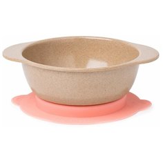Детская миска 250 мл/ силиконовая подставка/ тарелка 14 см Husks Ware