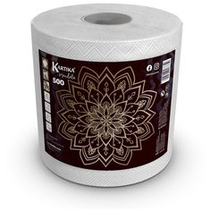 GLM-RI-01 Полотенце бумажные Mandala, 2-х сл, 1 рулон, 500 листов, 21,7*20,5 см, World Cart