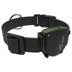 Трекер для собак и кошек Jet Pet Doggy tracker GPS, черный, с креплением на ошейник